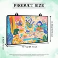 thumbnail image 6 of ZIATUBLE Stove Top Cover Heat Resistant Stove Protector Cover Anti-Scratch Induction Cooktop Cover Mat Foldable Flat Top Stove Cover, 29 x 21 Inch, Doodle Girl Afternoon Tea, 6 of 7