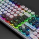thumbnail image 3 of mecánico para juegos, 104 teclas, función multimedia con retroiluminación LED RGB USB con cable, Plug para PC, computadora, gris negro CUTICAT Teclado para juegos, 3 of 7