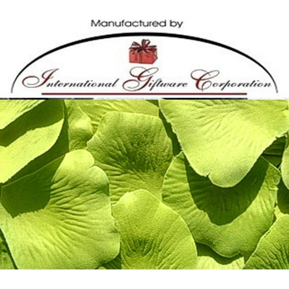 Lime Green - 100 Silk Rose Petals Wedding Favors - Solid Colors - Wedding Reception and Party Supplies