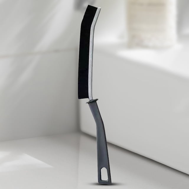 Cepillo de limpieza de huecos, ranura para ventana multifuncional, cepillo para polvo, herramientas para el hogar (3 uds., negro)
