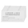 thumbnail image 4 of 12pcs Check Registers For Personal Checkbook Easy To Read Checkbook Registers For Business Checking Account Bank Saving Account, 4 of 4