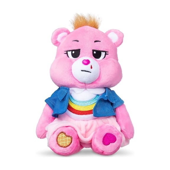 Care Bears x Stranger Things Fun Size Plush - Cheer Bear as Eleven, 9 inch