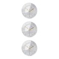 thumbnail image 1 of Reloj de pared silencioso Kearding 30 cm Cuarzo Plata, 1 of 1