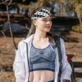 thumbnail image 4 of Yhmxh 4th of July Sports Headbands USA Patriotic Hair Accessories American Flag Headband Non Slip Elastic Red White and Blue Bandana Stars and Stripes Head Bands Independence Day Party Decorations, 4 of 5