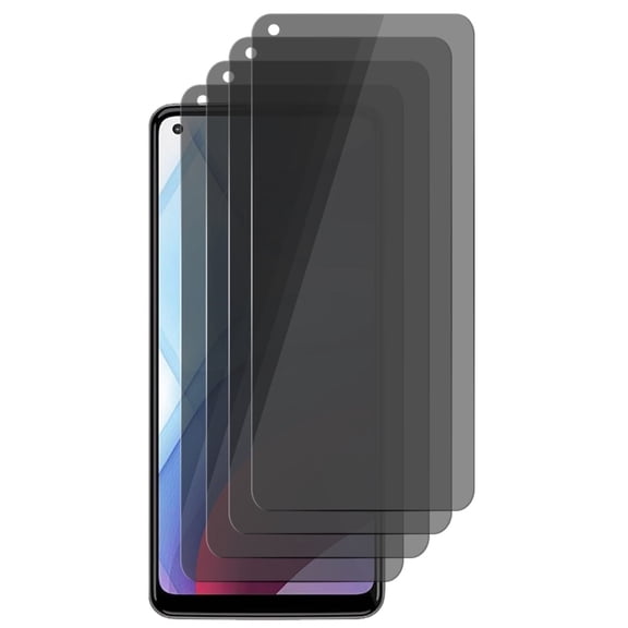 UZWZW 4 Pack Privacy Screen Protector Tempered Glass for Motorola Moto G Power (2021)