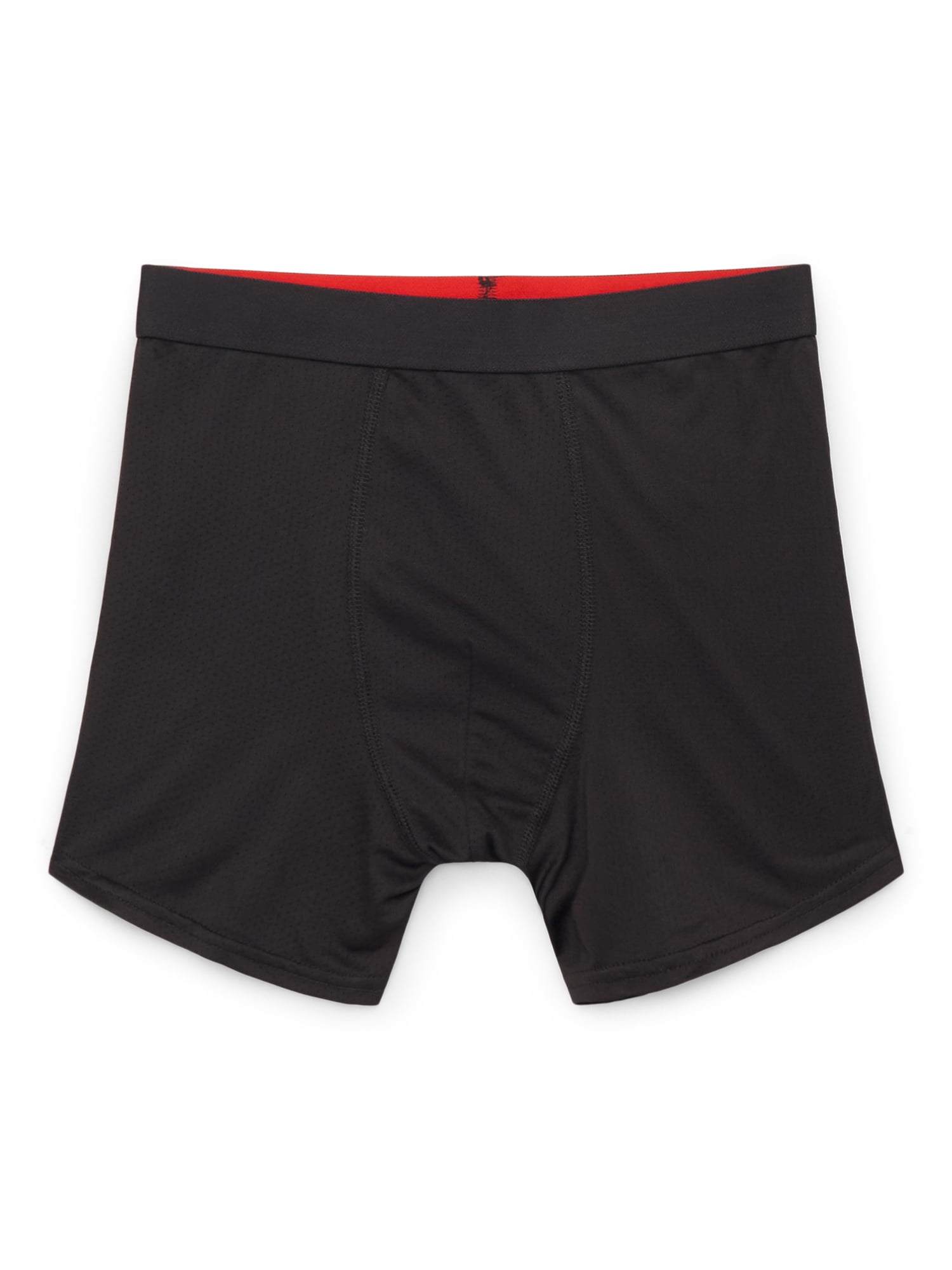 Athletic Works Boys Mesh Performance Boxer Brief Underwear, 5-Pack, Sizes S-XL