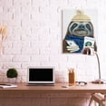thumbnail image 3 of Stupell Industries Basic Sloth Coffee Culture Illustration Winter Clothing Canvas Wall Art Design by Melissa Symons, 30" x 40", 3 of 6