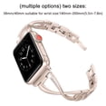 thumbnail image 4 of Banda Compatible para Apple Watch Bands 38mm 42mm iwatch Bands para mujer Joyería Correa de pulsera de metal, reemplazo de pulsera Xemadio 2033275-3, 4 of 9