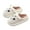 White, variant on Fuzzy Cat Slippers for Girls, Funny Animal House Shoes with Soft Memory Foam, Comfy Plush Warm -on Slippers