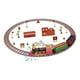 thumbnail image 1 of Juego de tren navideño, tren de juguete, decoración navideña, ferrocarril realista con luz y sonido. 134 PCS, 1 of 9