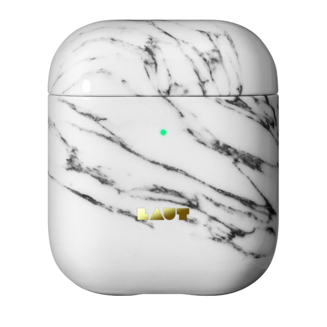 FUNDA AIRPODS LAUT MÁRMOL BLANCO