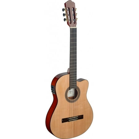 Angel Lopez MEN TCE S Mencia Series Thin Body Cutaway Acoustic-Electric Classical