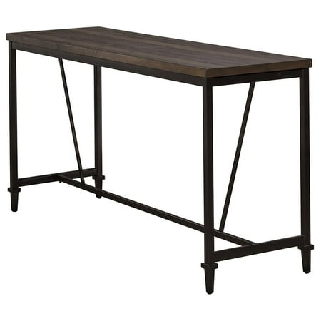 Hillsdale Trevino Counter Height Dining Table in Distressed Walnut