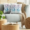 thumbnail image 5 of Ambesonne Moon Throw Pillow Cover 2 Pack, East Oriental Inspired Image, 20", Lilac Blue White, 5 of 5