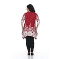 thumbnail image 3 of White Mark Women's Plus Size Dulce Tunic Top, 3 of 3