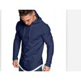 thumbnail image 3 of Primavera y verano nuevas camisetas de manga larga deportivas informales con capucha de Color sólido para hombres están de moda y a la moda, 3 of 5