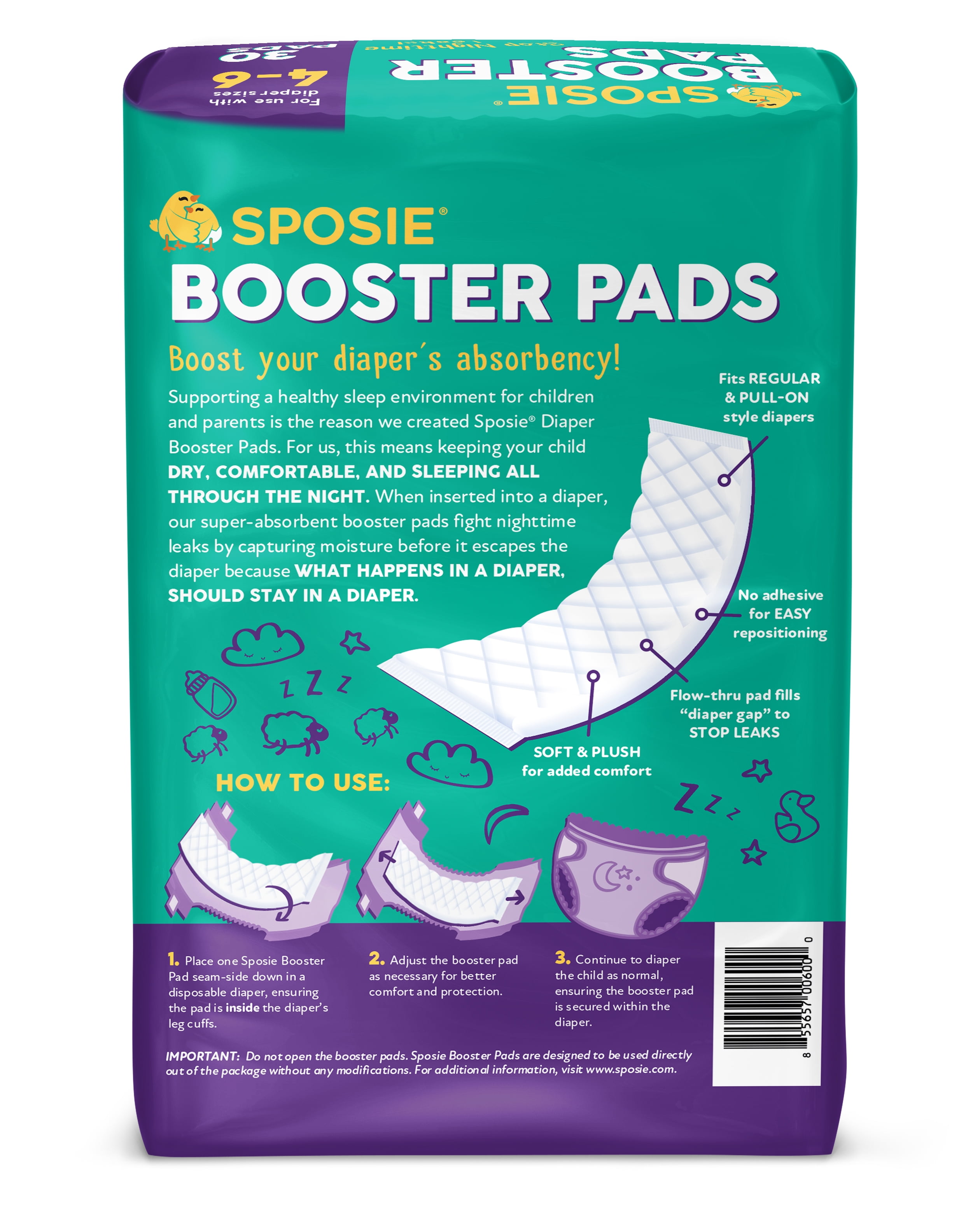 Sposie diaper cheap booster pads