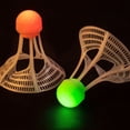 thumbnail image 3 of 3pcs/Pack Outdoor Badminton Plastic Ball Nylon Shuttlecock Ball Stable Resistance white, 3 of 6