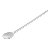 Hutzler 11-inch Long Melamine Round Mixing Spoon - White