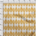 thumbnail image 2 of oneOone Georgette Viscose Fabric Chevron Ikat Printed Fabric 1 Yard 42 Inch Wide, 2 of 4