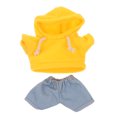 thumbnail image 4 of Conjunto de ropa para muñecos de peluche con sudadera con capucha y vaqueros. Conjuntos suaves y cómodos para peluches de 20 cm., 4 of 8