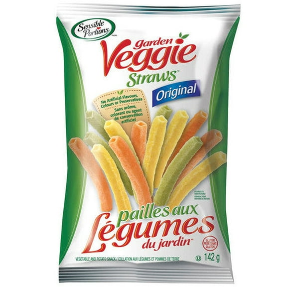 Sensible Portions Veggie Straws, Original, 142g/5 oz. {Imported from Canada}