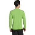 thumbnail image 2 of Port & Company Long Sleeve Blended Performance Tee (PC381LS) Lime, XL, 2 of 2