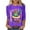 #254-Multicolor, variant on Craaazy Women's Mardi Gras Mask Prints 3/4 Sleeve Loose Crew Neck Sweatshirts Gifts