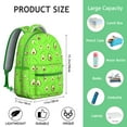 thumbnail image 6 of Avocado Design Students Backpack Healthy Avocado Fruit School Bag with Cute Avocado Illustration, Comfortable and Durable, 6 of 6
