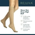 thumbnail image 7 of Rejuva® Sheer Dot Women's Knee High 15-20 mmHg Compression Socks, 7 of 7