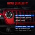 thumbnail image 5 of Pre-Owned Fieryred 9" LED Halo Angel Eyes Headlights for Wrangler JL 2018-2021, 5 of 9