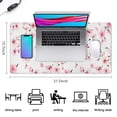 thumbnail image 5 of Long Mouse Pads for Desk,Pioneer Flower Floral Print Pattern Desk Mats on Top Of Desks, Desk Mouse Pad Extra Large with 3mm Non-Slip Base and Stitched Edge for Gaming,Office,Work,Home 31.5"x15.7", 5 of 6