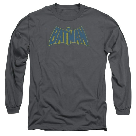 Batman - Sketch Logo - Long Sleeve Shirt - Small