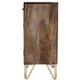 thumbnail image 5 of Butler Specialty Alda Wood And Brass Metal Inlay Chairside Chest In Brown, 5 of 9