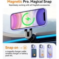 thumbnail image 4 of Entronix Magnetic Hybrid Phone Case Designed For iPhone XR Shockproof Heavy Duty Dual-Layered Cover, Purple, 4 of 6