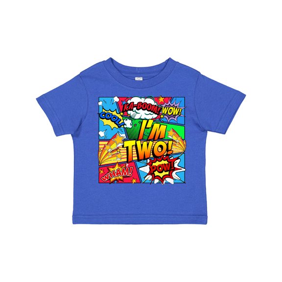 Inktastic I'm Two Comic Book Boys or Girls Toddler T-Shirt