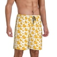 thumbnail image 2 of Fotbe yellow rubber ducks Pantalones Cortos de Pijama para Hombre, Ropa de Dormir, Pantalones de Pijama Cortos para Hombre-4X-Large, 2 of 6