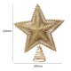 thumbnail image 3 of Adorno para Navidad Con Purpurina 20 Cm Navideña Cinco Puntas (dorado), 3 of 8