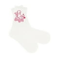 thumbnail image 6 of Milageto 5xValentine's Day Socks Comfortable Mid Calf Socks Lovely Valentines Day Gifts black angle, 6 of 8