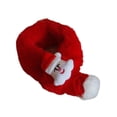 thumbnail image 2 of Bufanda navideña de Papá Noel para calentar el cuello con pompón , regalo para mascotas, calentador de cuello, disfraz para fiesta, disfraz para SG, 2 of 8
