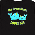 thumbnail image 4 of Inktastic My Gram Gram loves me- cute narwhal Boys or Girls Long Sleeve Toddler T-Shirt, 4 of 5