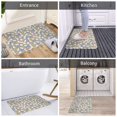 Classic Cute Rabbit Flower Bathroom Rugs 30x20 Bath Mat Rugs, Autumn