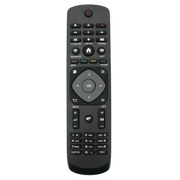 Universal Remote Control for Philips TV, Perfect Replacement TV Remote Control for Philips, TV Remote Control - Black,RM-L1225