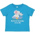 thumbnail image 3 of Inktastic My Great Grandpa Loves Me Cute Elephants Clouds Moon Stars Boys or Girls Baby T-Shirt, 3 of 5