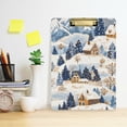 thumbnail image 2 of FORMRS Acrylic Clipboard with Low Profile Clip Standard A4 Letter Size, 12.5" x 9", Snowy Winter, 2 of 8