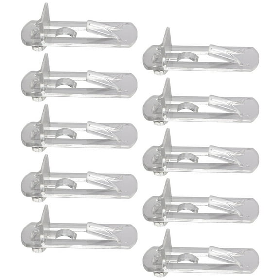 30 Pcs Shelves Punch Shelf Support Peg Adjustable Pegs Wire Rack Clips Clear Book