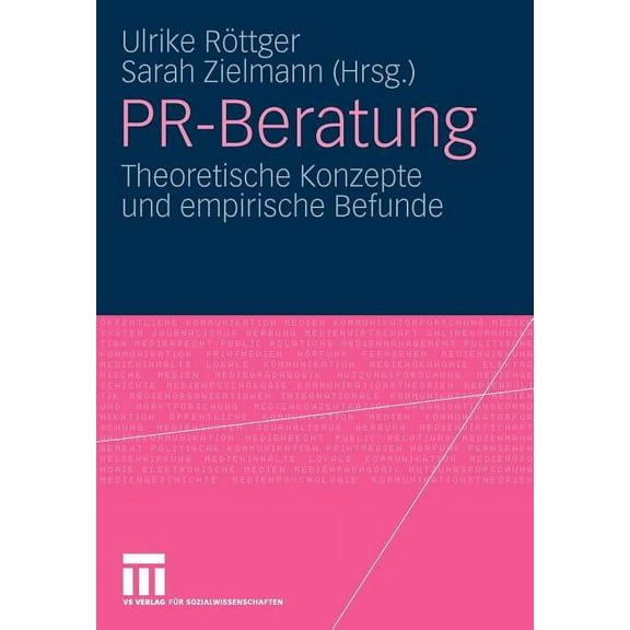Pr-Beratung: Theoretische Konzepte Und Empirische Befunde, (Paperback)