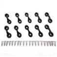 thumbnail image 1 of UPGRATOR 10Pcs Kayak Deck Eye Pads Black Lightweight Durable Canoe Pad Down Accessory, 1 of 8