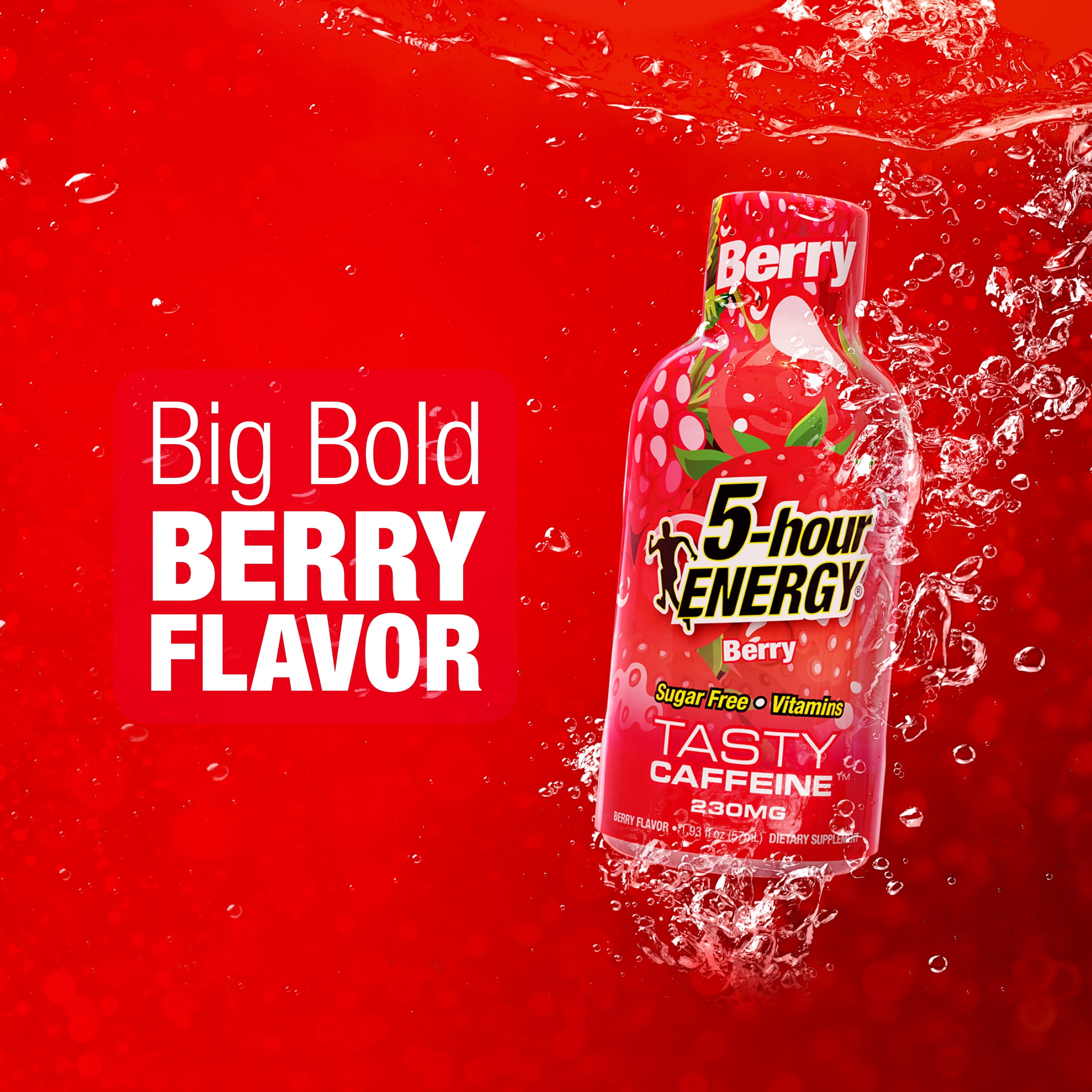 (3 pack) 5-hour ENERGY Shot, Extra Strength, Berry, 15 Count