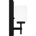 thumbnail image 4 of Quoizel Wilburn 1-Light Integrated LED Matte Black Wall Sconce, 4 of 5